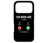 Carcasa para iPhone 17 Pro Sun Moon Lake está Llamando y Debo IR a Taiwán Viajando