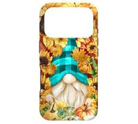 Carcasa para iPhone 17 Pro Sunflower Pattern Autumn GNOME For Women Pumpkin Fall Yall