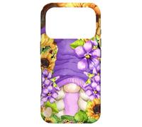 Carcasa para iPhone 17 Pro Sunflower Suicide Awareness GNOME with Purple Violet Flower