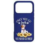 Carcasa para iPhone 17 Pro Sunflowers JRT Dog Lover Once You Go Jack Never Back
