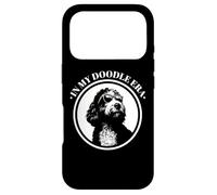 Carcasa para iPhone 17 Pro Sunglasses In My Doodle Era Logo Bernedoodle Dog