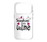 Carcasa para iPhone 17 Pro Sunshine & Wine Book Club Merch,Read Between The Wines Women