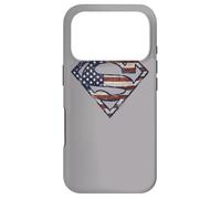 Carcasa para iPhone 17 Pro Superman Wartorn US Flag