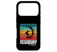 Carcasa para iPhone 17 Pro Surf Newquay Cornwall Playa Vintage Retro Surf