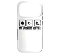 Carcasa para iPhone 17 Pro Surfista Fin de Semana Amante del Surf