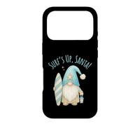 Carcasa para iPhone 17 Pro Surf's Up - Divertido gnomo navideño de Papá Noel