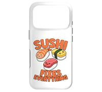 Carcasa para iPhone 17 Pro Sushi Divertido lo arregla Todo Amante de la Comida