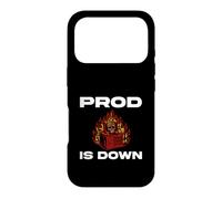 Carcasa para iPhone 17 Pro SysAdmin Prod Is Down Server On Fire Devops Tech Humor