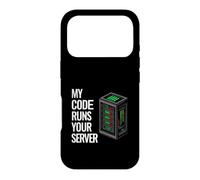 Carcasa para iPhone 17 Pro SysAdmin Programmer My Code Runs Your Server
