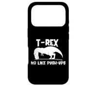 Carcasa para iPhone 17 Pro T-Rex No Like Push-Ups - Dino Pun Funny Workout
