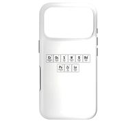 Carcasa para iPhone 17 Pro Tabla Periódica De Elementos Crucigrama Cruciverbalista