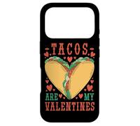 Carcasa para iPhone 17 Pro Tacos Are My Valentine Funny Valentine’s Day Foodie