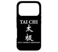 Carcasa para iPhone 17 Pro Tai Chi Meditación Consciente Minimalista Artes Marciales