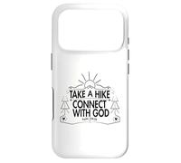 Carcasa para iPhone 17 Pro Take a Hike and Connect with God Spiritual Nature Print