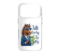 Carcasa para iPhone 17 Pro Talk Derby To Me Funny Cool Racing Horse Men Women