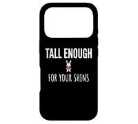 Carcasa para iPhone 17 Pro Tall Enough for Your Shins Cute Bunny Rabbit Boxing