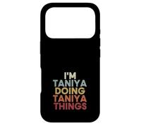 Carcasa para iPhone 17 Pro Taniya Name Taniya Personalized Name First Given