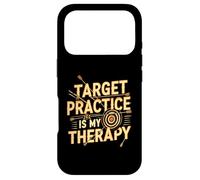 Carcasa para iPhone 17 Pro Target Practice Is My Therapy Archery Bow Arrow