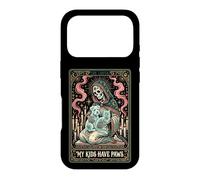 Carcasa para iPhone 17 Pro Tarjeta de Tarot para Amantes de Las Mascotas con diseño de Esqueleto de My Kids Have
