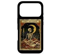 Carcasa para iPhone 17 Pro Tarot de The Reader, Amante de los Libros de Cartas, diseño de Esqueletos, Estilo gótico