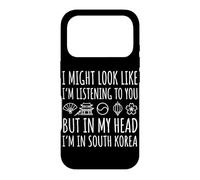 Carcasa para iPhone 17 Pro Te escucho Pero en mi Cabeza Estoy en Corea del Sur