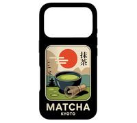 Carcasa para iPhone 17 Pro Té Matcha Japan Kyoto Retro Kanji Japonés Souvenir