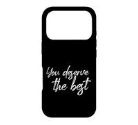Carcasa para iPhone 17 Pro Te mereces la Mejor Cita Motivacional de Bienestar