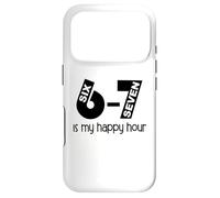 Carcasa para iPhone 17 Pro Teacher Haunted by 6 7 What is 67 Sayings 6-7 Reading Happy