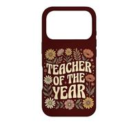 Carcasa para iPhone 17 Pro Teacher of The Year Cute Floral Teacher Appreciation