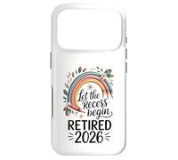 Carcasa para iPhone 17 Pro Teacher Retirement Shirts 2026 Let The Recess Begin Retire