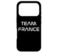 Carcasa para iPhone 17 Pro Team France Modern Futuristic White Font
