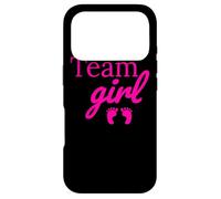 Carcasa para iPhone 17 Pro Team Girl Pink Baby Shower Gender Reveal Party
