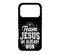 Carcasa para iPhone 17 Pro Team Jesus We Already Won Miembro De La Iglesia
