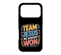Carcasa para iPhone 17 Pro Team Jesus We Already Won Spiritual Winner Victory |-
