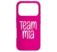 Carcasa para iPhone 17 Pro Team MIA Girls Nombre Deportes Hija Nieta Mamá