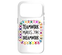 Carcasa para iPhone 17 Pro Teamwork Makes The Dreamwork Motivation Inspirational Quote
