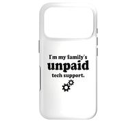 Carcasa para iPhone 17 Pro Tech Soy el Ingeniero de Software de Soporte técnico no remunerado de mi Familia