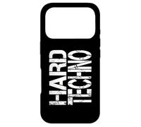 Carcasa para iPhone 17 Pro Techno Duro. Me Encanta la música Techno. Techno Raver y
