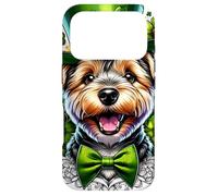 Carcasa para iPhone 17 Pro Teddy Roosevelt Terrier Dog St Patricks Day Artwork