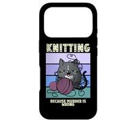 Carcasa para iPhone 17 Pro Tejer Porque asesinar está Mal, Divertido, astuto, Misterioso