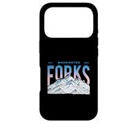 Carcasa para iPhone 17 Pro Tenedores Washington Mountain Senderismo Vintage Viajes al Aire Libre