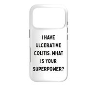 Carcasa para iPhone 17 Pro Tengo Colitis ulcerosa. ¿Cuál es tu Superpoder? Regalo de EII