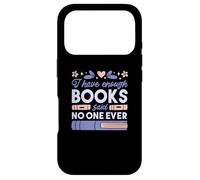 Carcasa para iPhone 17 Pro Tengo SUFICIENTES Libros Dijo Nadie Lector Literatura Meme