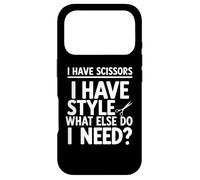 Carcasa para iPhone 17 Pro Tengo Tijeras ¿Qué más Necesito? Peluquero Divertido