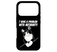 Carcasa para iPhone 17 Pro Tengo un Problema con la Autoridad - Gato