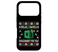 Carcasa para iPhone 17 Pro Tengo una Hoja de cálculo para Ese Feo suéter de Navidad