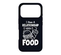 Carcasa para iPhone 17 Pro Tengo una relación con la Comida Humor Divertido Amantes de la Comida rápida