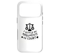 Carcasa para iPhone 17 Pro Tenis Divertido - Resolví mis argumentos en la Corte