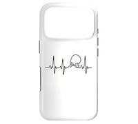 Carcasa para iPhone 17 Pro Tennis Heartbeat EKG Pulse Minimalist Player
