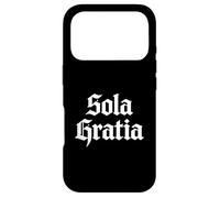 Carcasa para iPhone 17 Pro Teología Reformada Sola Gratia Calvinist Christian Design